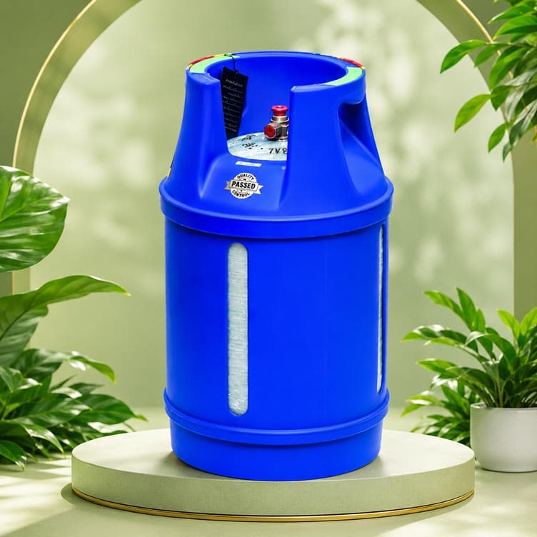 LPG Composite Cylinder 10Kg Cerulean Blue